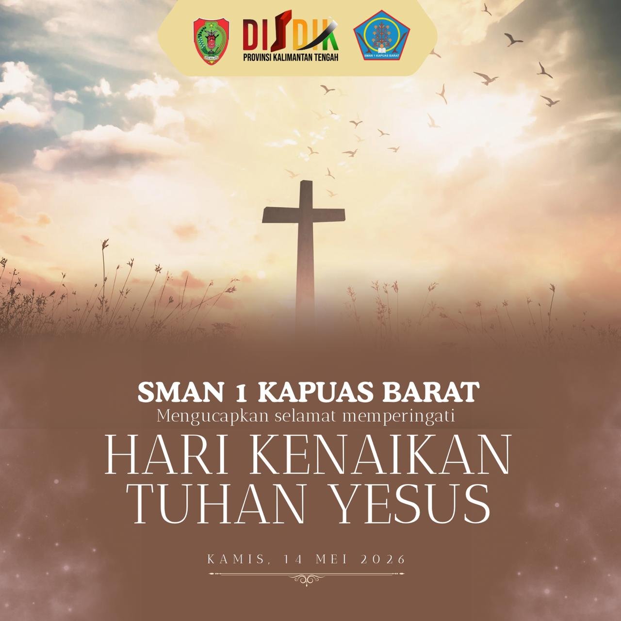 Peringatan hari kenaikan Yesus Kristus. 
