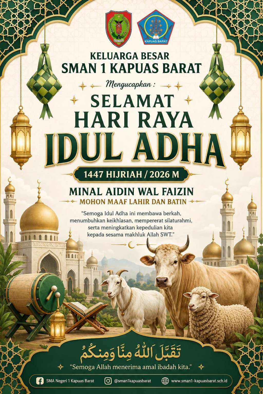 Selamat Hari Raya idul Adha 1447 H. 
