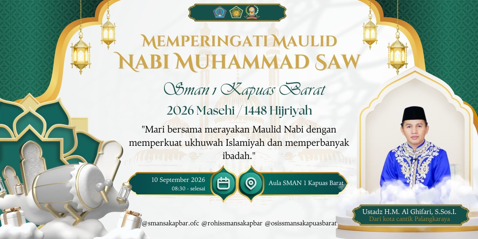 Peringatan Maulid Nabi Muhammad SAW 1448 H / 2026 M