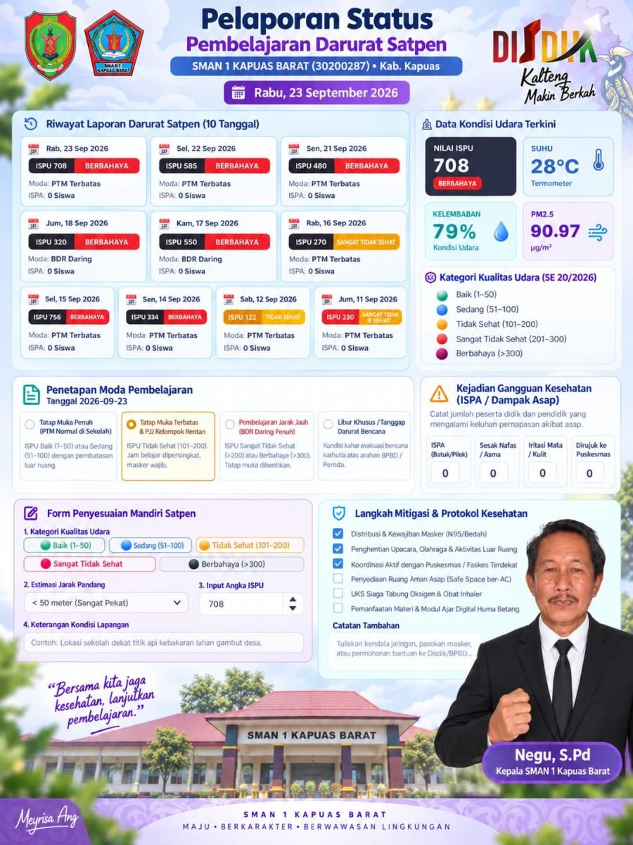 STATUS PEMBELAJARAN DARURAT